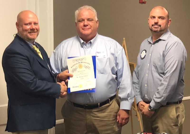 Newton County Manager Lloyd Kerr joins Rotary Club